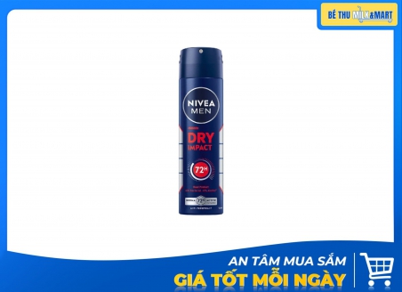 Xịt Khử Mùi Nivea Men Khô Thoáng 150ml