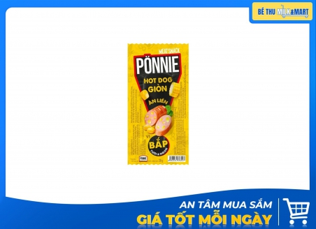 Xúc Xích Ponnie Hotdog Vị Bắp 28g