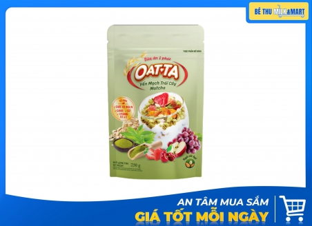 Yến Mạch Trái Cây Oatta Matcha 250g