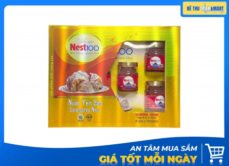 Yến Sào Nest100 Có Đường 70ml Hộp Quà
