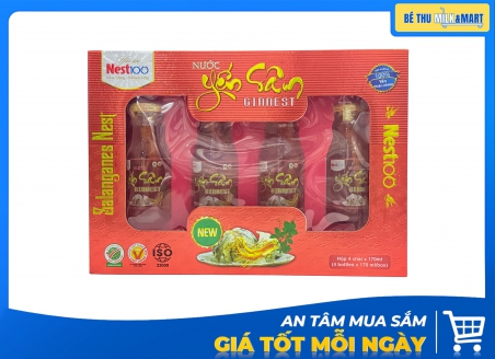 Yến Sào Nest100 Ginnest Sâm 170ml Hộp Quà
