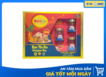 Yến Sào Nest100 Nhân Sâm 70ml Hộp Quà