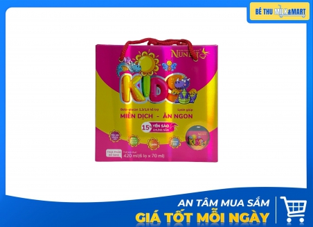 Yến Sào Nunest Kids Tự Nhiên 70ml Lốc
