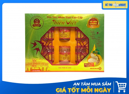Yến Sào Thiên Việt Nhân Sâm Có Đường 70ml Hộp Quà